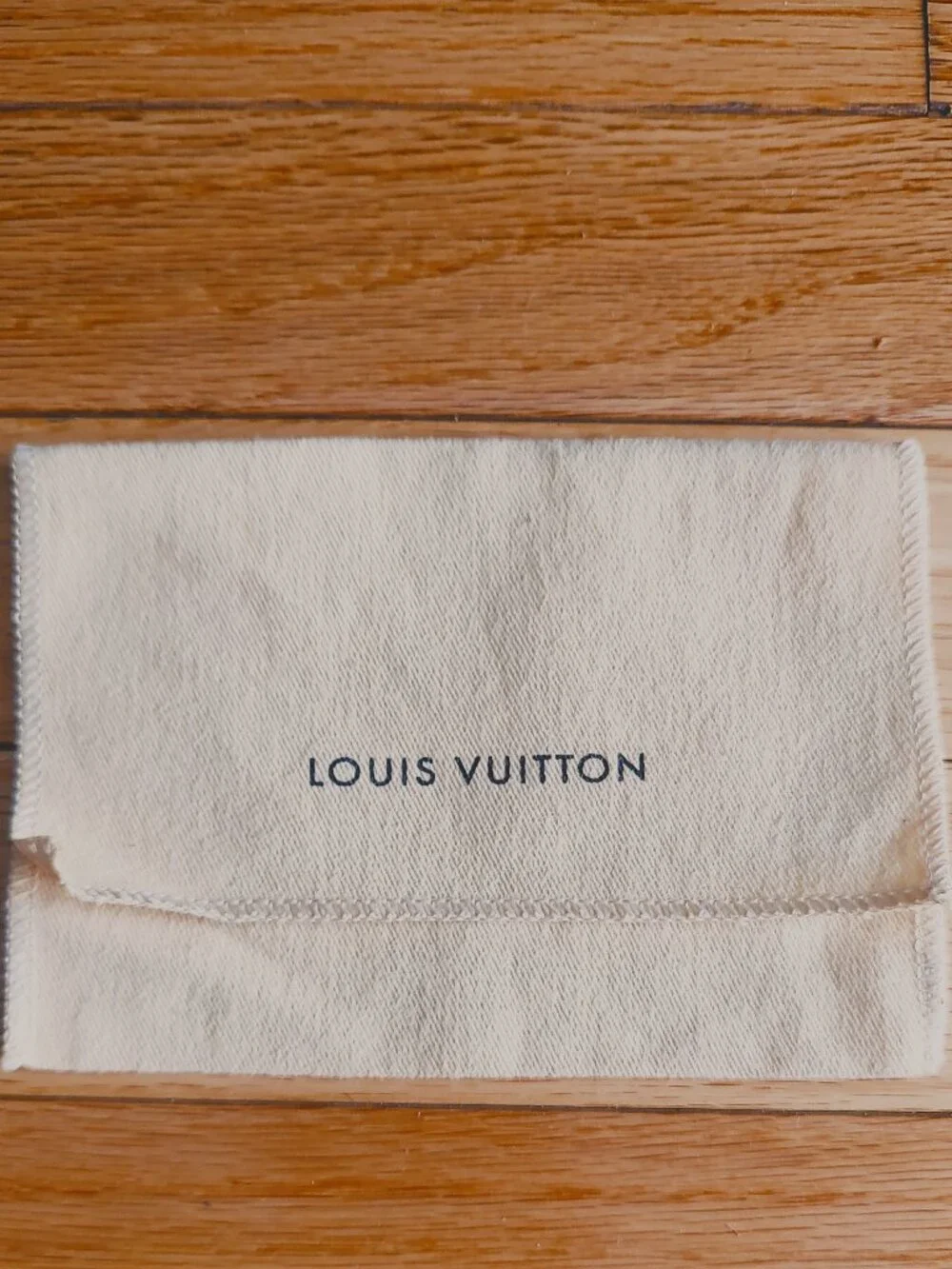 Louis Vuitton small flap dust bag 5.5x4